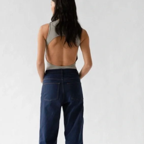 James Street Co Nar Body Suit in Warm Grey - Size M NWT - Picture 2 of 10